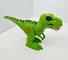 Zuru Robo Alive Attacking T-Rex Green Dinosaur Robotic Pet Walking Roaring WORKS