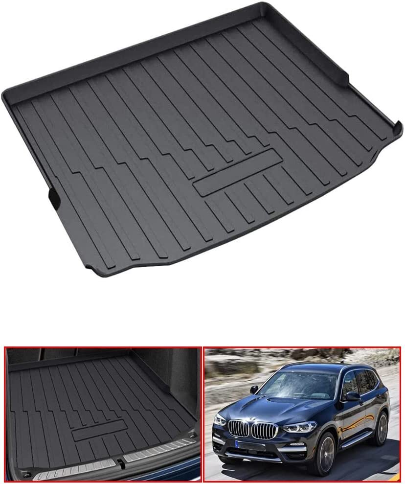 for 2018-2023 BMW X3 Non 30e Black Rear Cargo Trunk Tray Boot Liner Cover