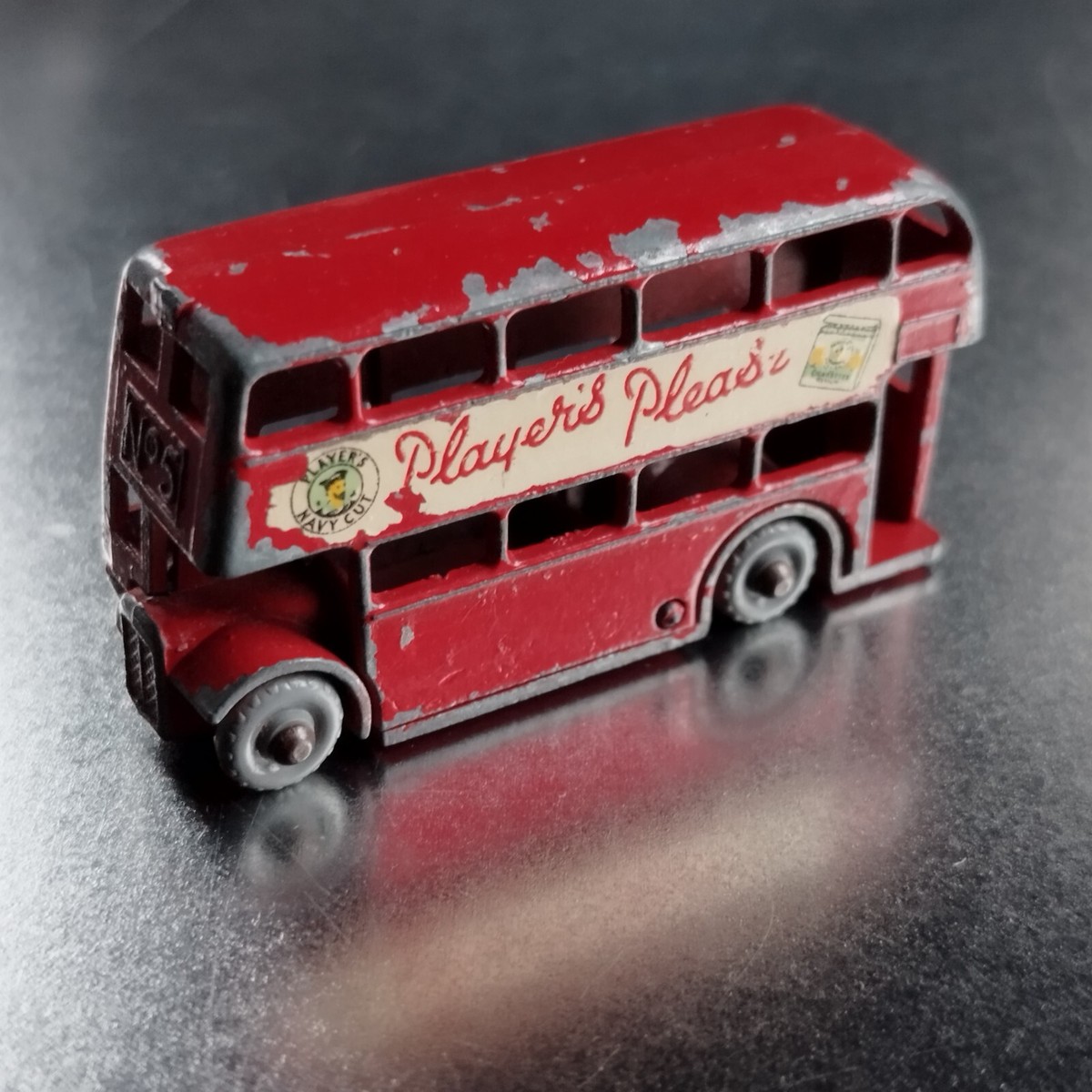 ミニカー MATCHBOX No.5 a LONDON BUS 1st 1950's Moko Matchbox
