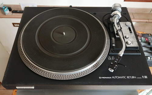 Giradischi Pioneer PL 516X-Testina e ago Audiotechnica nuovi+l'originale Pioneer - Foto 3 di 15
