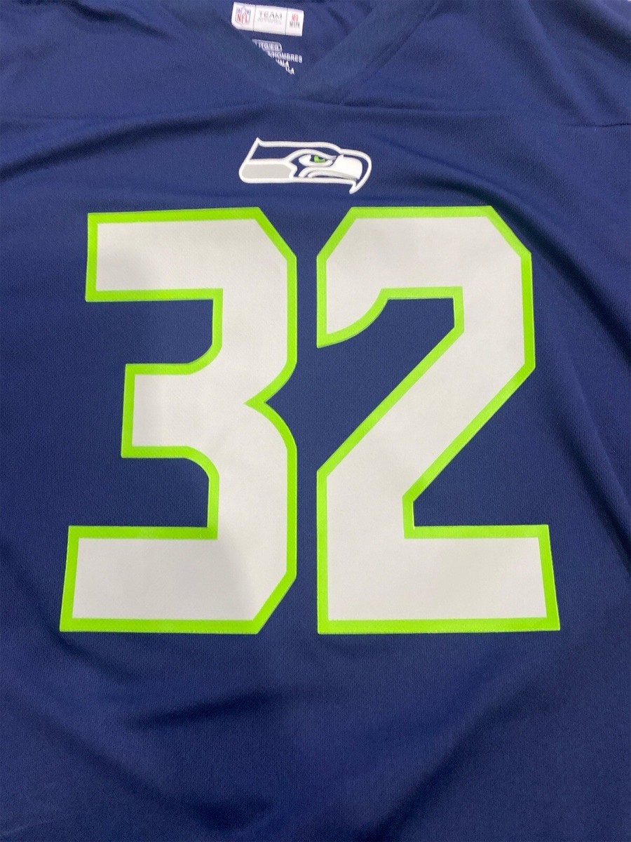 Preowned NFL Team Apparel Seattle Seahawks #32 Chris Carson Jersey