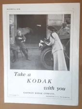 1916 KODAK CAMERA Magaz AD~Horse Stables~WESTERN ELECTRIC~Vacuum~Washing Machine