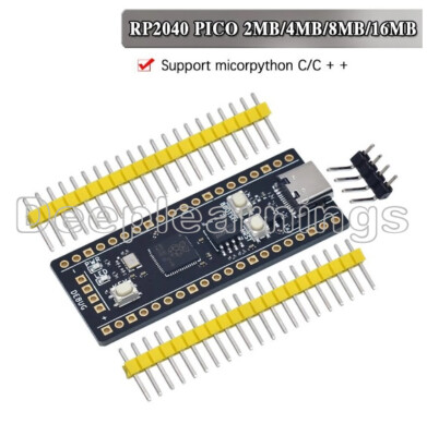 Pico Board RP2040 Dual-Core ARM Low-Power Cortex-M0+ Processor Micorpython