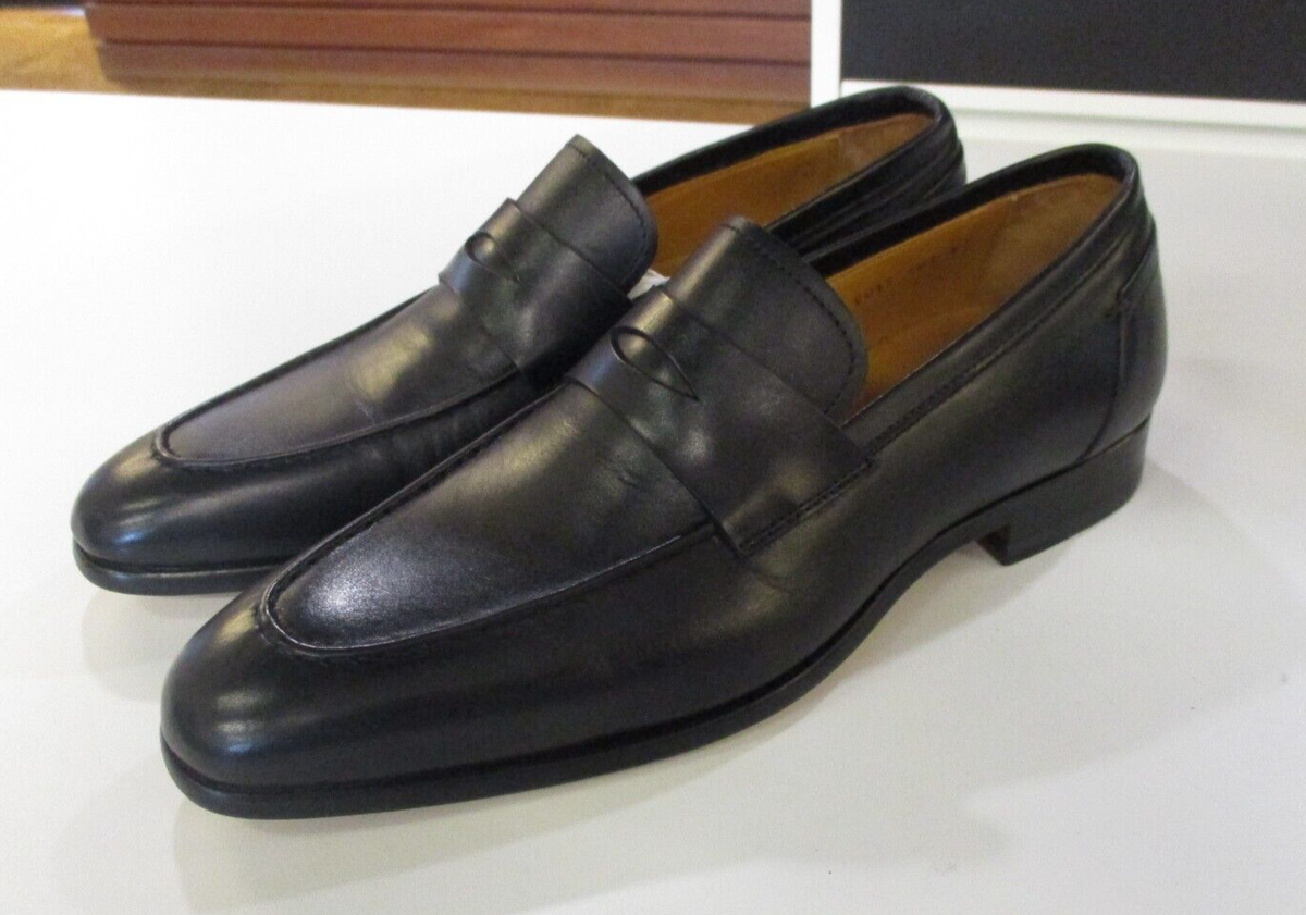 Magnanni Marcell II Black Penny Loafers size 6 (4072) | eBay display picture 1
