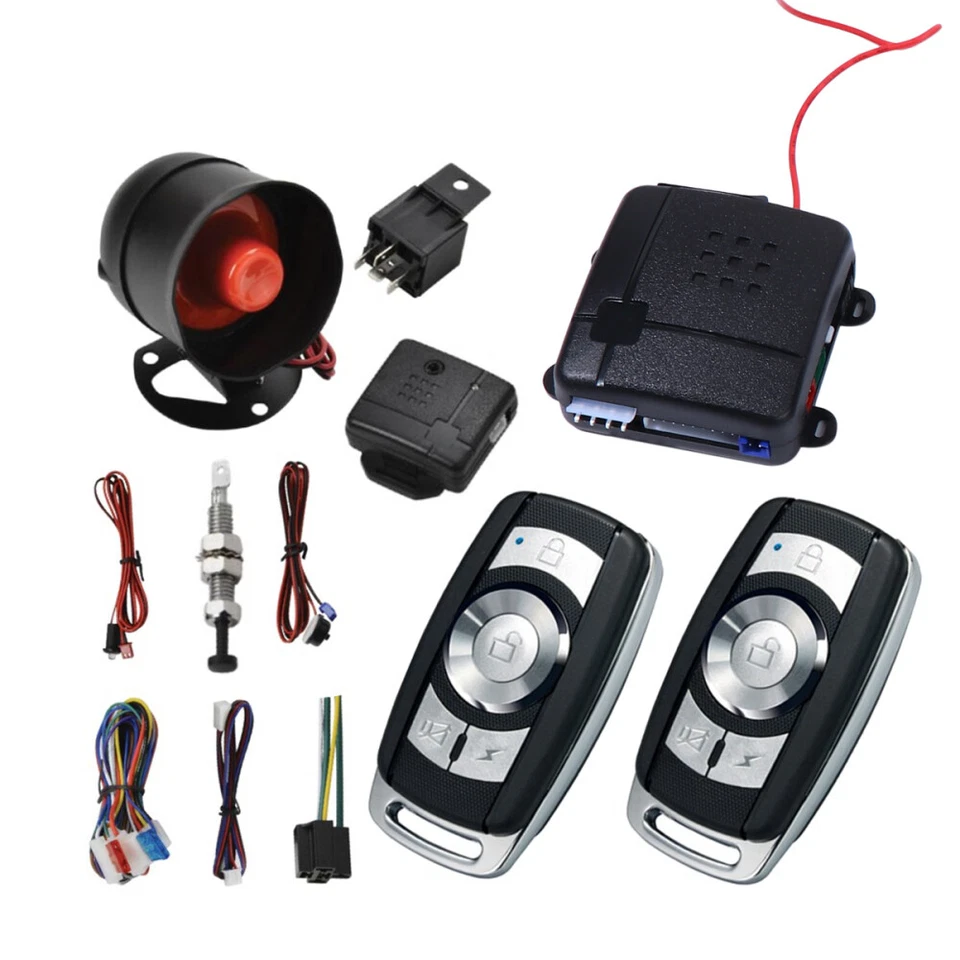 Start Push Button Remote Alarm System Keyless Entry Engine Kits Fit For Car SUV - Image 2 of 4