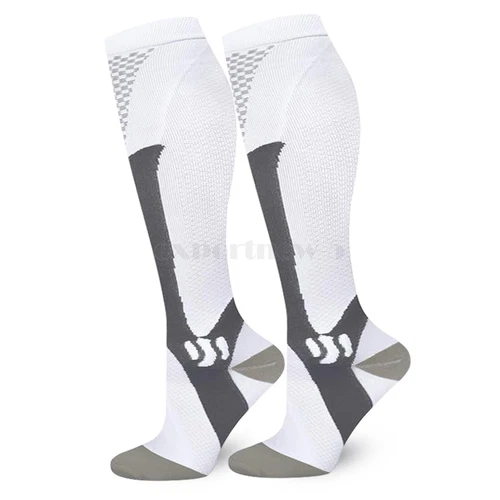 Kompressionsstrümpfe 30-40 mmhg kniehoch Laufen Sport Langstrümpfe Knöchel - Bild 13 von 25