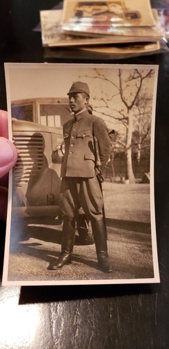 WWII ORIGINAL JAPANISCHES FOTO ☆ ARMEE OFFIZIER SCHWERT TASCHE ☆SCHWERT SAMURAI ANTIK - Bild 1 von 2