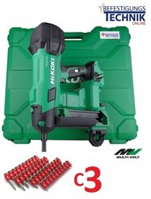 Hikoki Akku Betonnagler NC1840DA W3Z 15-40mm Basic für Betonnägel C3 Spit Pulsa