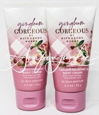Bath Body Works Gingham Gorgeous Lotion Body Cream 2 Pc Mini Travel Set New