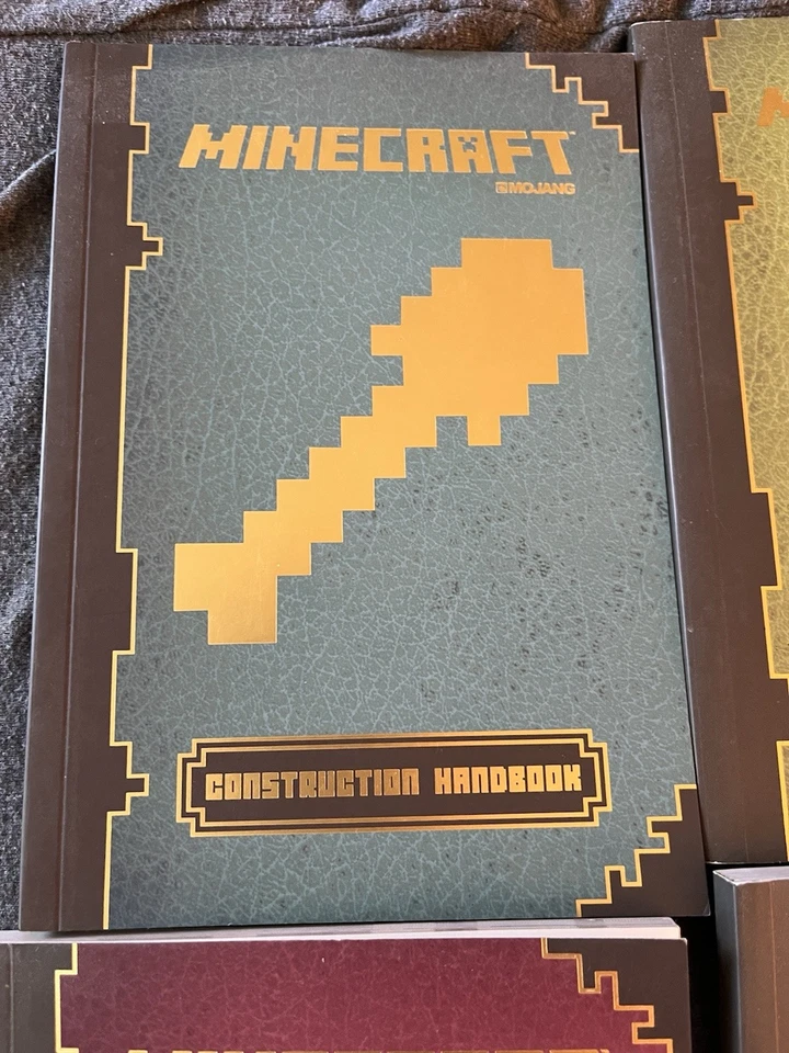 Lot of 4 Updated Minecraft Handbooks Construction, Redstone, Essential, Combat - Image 3 of 4