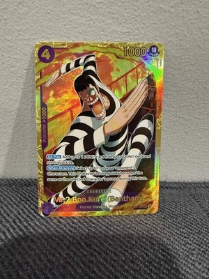 One Piece Card Game   EB01-061 Mr.2.Bon.Kurei(Bentham)SEC NM Alt Art Foil ENG