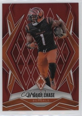2025 Panini Phoenix Red 18/99 Ja'Marr Chase #93 16wc