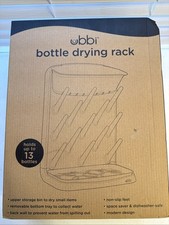 Ubbi Vertical Baby Bottle Drying Rack Space Saving Brand New In Box