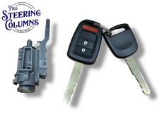 Fits 15-20 Honda Fit Ignition Lock Cylinder Switch With 2 Key Shells New