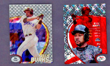 1998 TOPPS TEK DIFFRACTOR PARALLEL #53 ELLIS BURKS SSP PATTERN #63 MORE LISTED