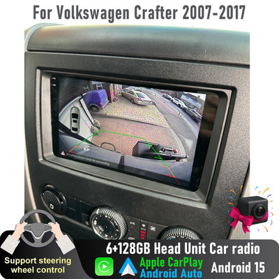 9'' Apple CarPlay 128GB Head Unit Car radio GPS For Volkswagen Crafter 2007-2017
