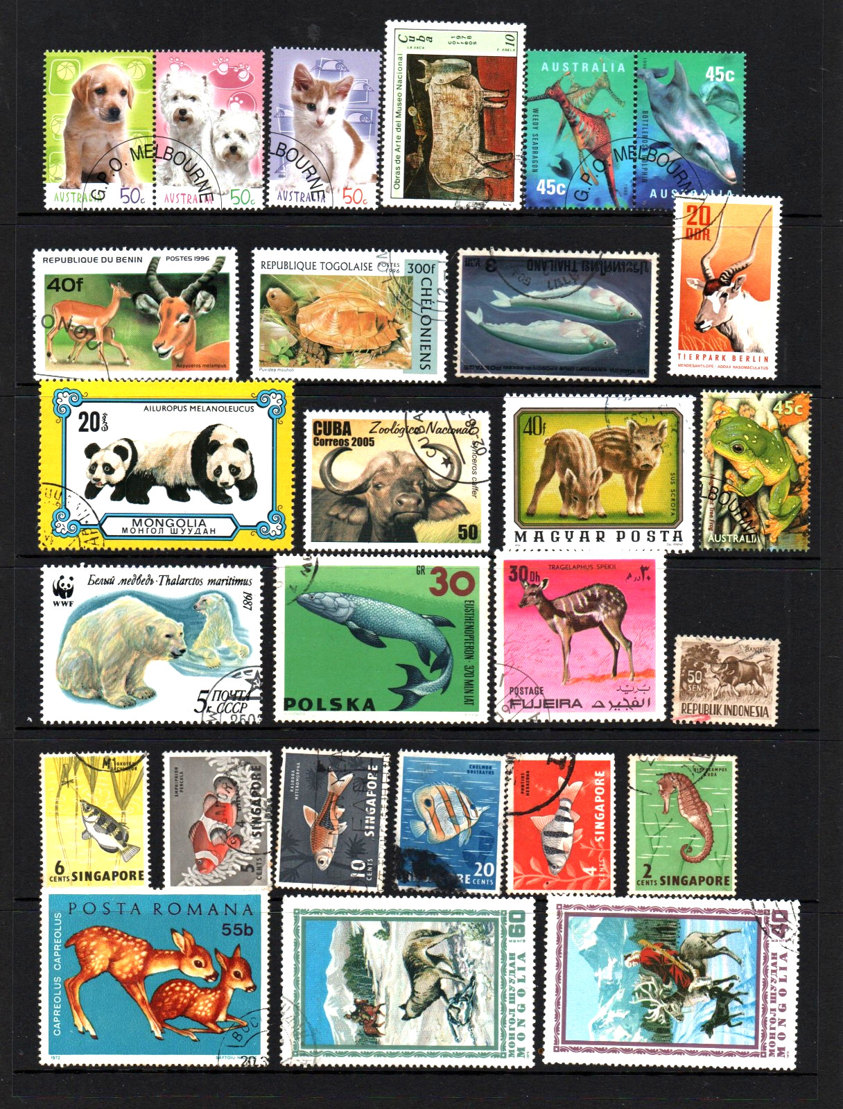 USED " VINTAGE COLLECTION OF ANIMALS " 01