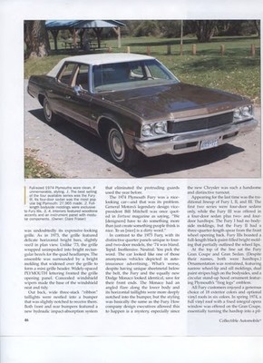 1974 1975 1976 1977 PLYMOUTH FURY GRAN FURY 10 pg Article I II III