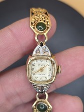 Vintage GRUEN Veri-Thin 10k Nugget Style Swiss Made Wind-up Women's Watch 