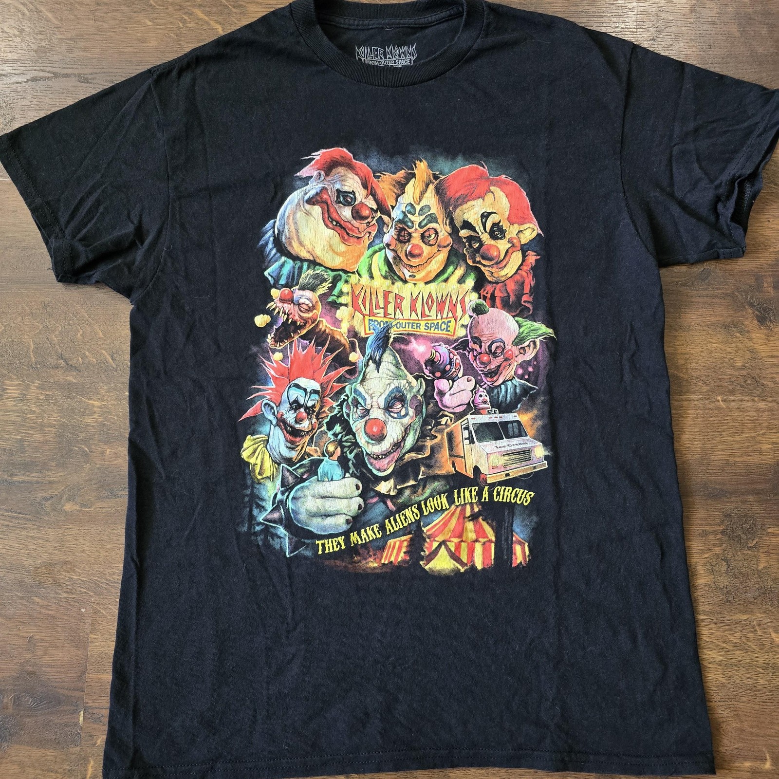 Killer Klowns From Outer Space Shirt Mens Medium Black Horror Tee Terror Threads