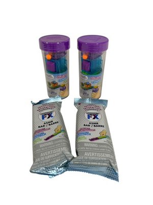 #ad Lot of 4 Sensory FX ASMR Fidget Toys Connect Bars Tubes NIP Oddly Satisfying $11.96