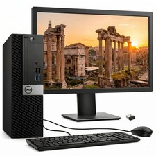 Dell OptiPlex 7040 SFF i5-6500 16GB RAM 1TB SSD 24" LED WiFi Win 11 Desktop PC