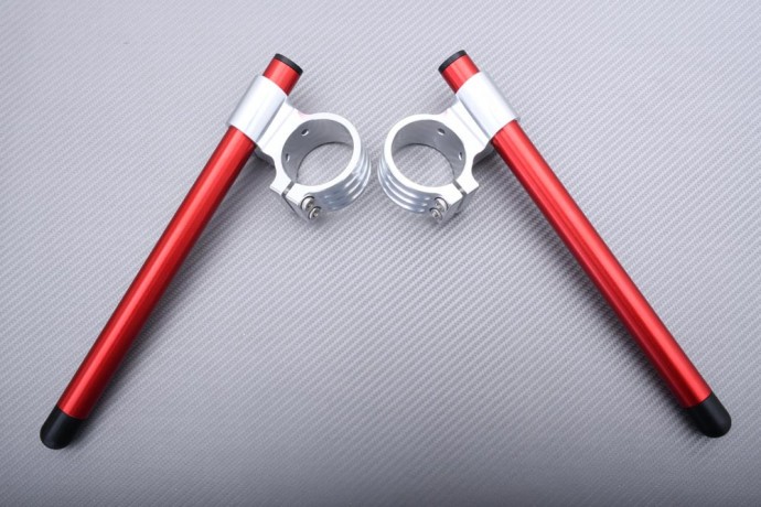 Demi-Guidon Réhaussé 50mm Réglable en Alu Rouge DUCATI Monster S2R 620