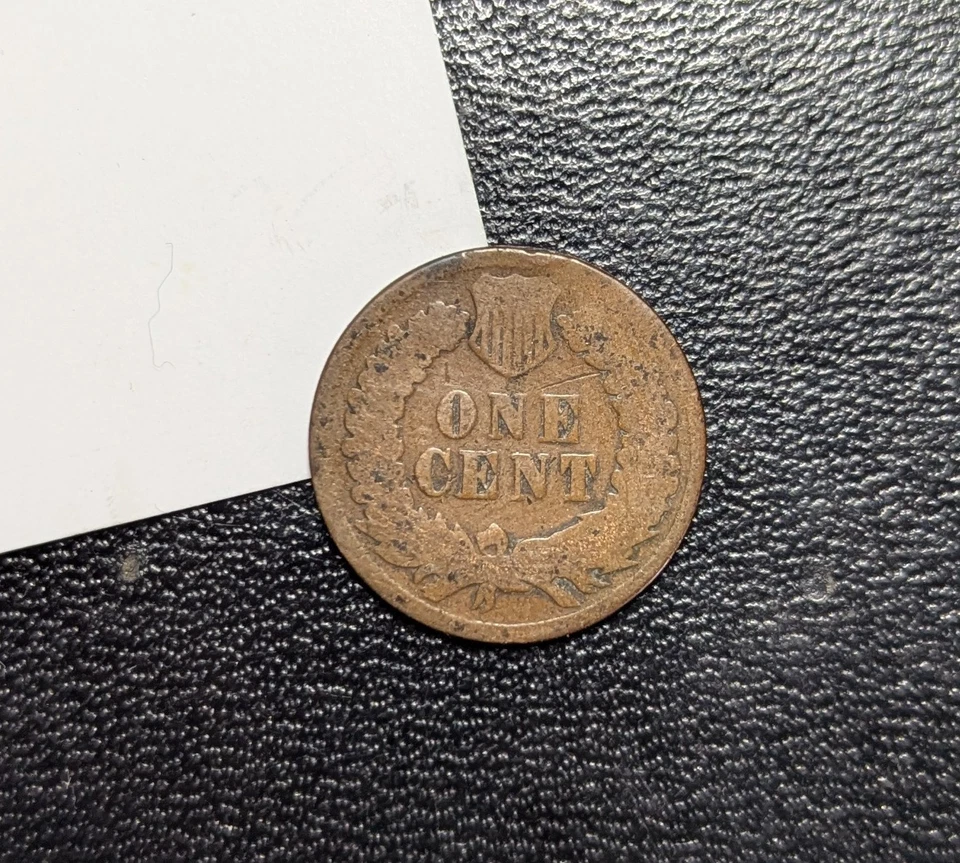 Centavo Indian Head 1873 abierto 3 AG Foto 2 de 2