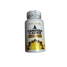 Pure Peak Candida Cleanse - Gut & Colon Support (60 Capsules) - for Men & Women