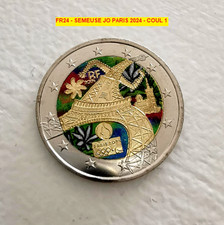FRANCE 2024 - TOUR EIFFEL - J O PARIS 2024 - 2 EUROS COMMEMORATIVE - COULEUR