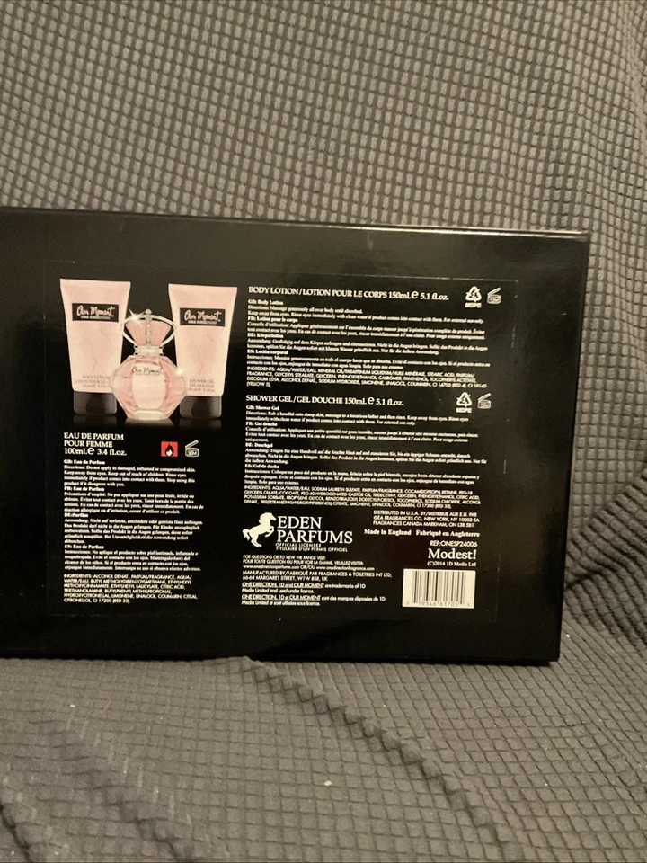 Perfume One Direction Our Moment 3,4 oz ~ Gel de banho e loção corporal 5,1 oz cada - Imagem 2 de 2