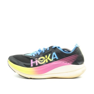 Hoka One Damen Rocket X 2 Schuhe Schwarz/Blau/Pink/Gelb Laufschuh EU 40 2/3