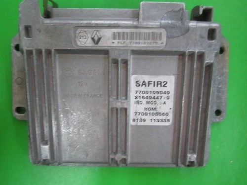 ECU Engine Control Unit Renault Twingo 1.2 7700109049 21649447 SAFIR2 35p