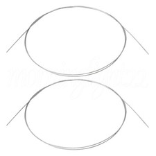 2 x Piano Music Wire Metal for Replacing Broken Piano Strings 100x0.1cm