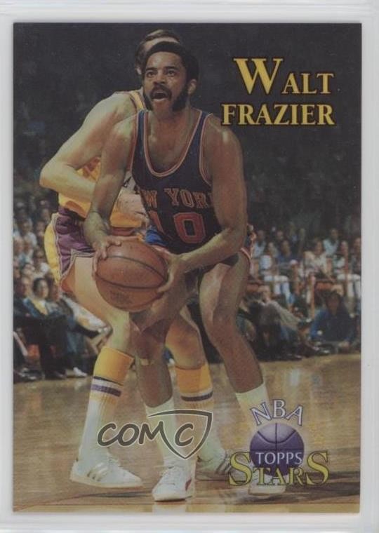 1996 Topps Stars Finest Refractor Walt Frazier #17 HOF n1u