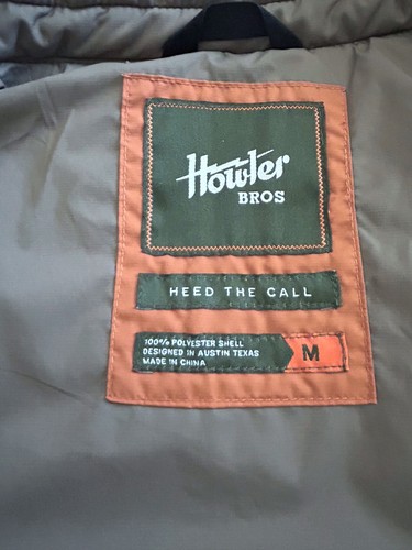 Howler Brothers Merlin Jacket Medium Orange And brown Insulated - Picture 6 of 9