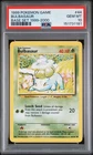 Pokemon Bulbasaur 44/102 Base Set 1999-2000 PSA 10 Gem Mint