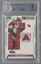 2007 Playoff NFL Playoffs Preview Worn Jersey Black Matt Leinart 1/1 Heisman USC