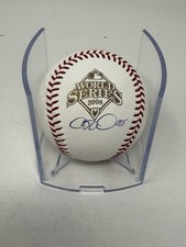 Cole Hamels Phillies Auto SIGNED AUTOGRAPHED 2008 World Series Baseball PSA COA