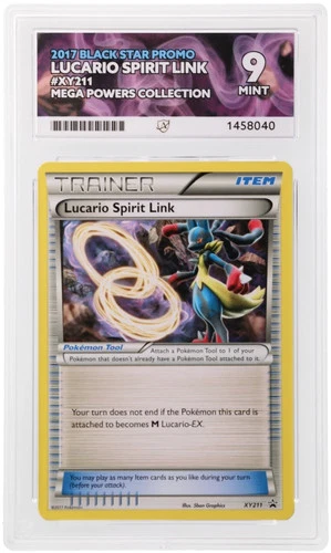 2017 Pokemon Promo #XY211 Lucrio Spirit Link ACE 9 [POP 1]