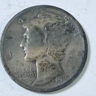 1919 MERCURY DIME *90% SILVER, Circulated Coin, Free Shipping #6732