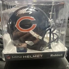 Riddell Chicago Bears Signed NFL Mini Helmet Original Football Helmet Singletary