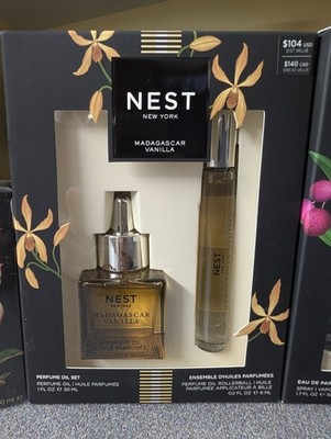 Nest Madagascar Vanilla Perfume Oil Set 1 fl oz & 0.2 fl oz Vegan