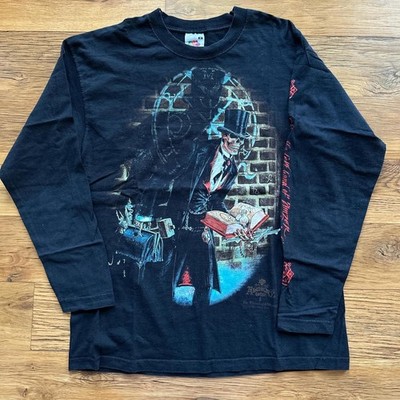 Vintage Alchemy Gothic The Whitechapel Messiah Men s Long Sleeve Shirt Sz: M