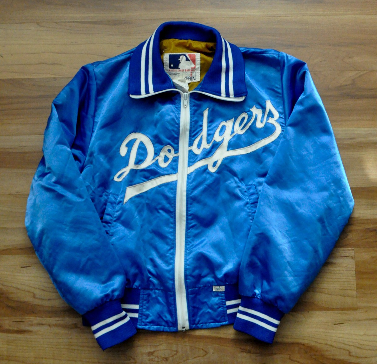 Los Angeles Dodgers Shain Jacket Satin Starter Style Vintage Light