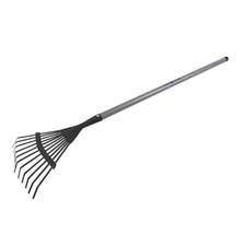 Project Source 12-in Carbon steel Lawn rake with Steel Handle