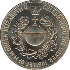 Großbritannien Medaille 1977 25. Thronjubiläum von Elizabeth II.