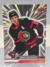 23-24 Drake Batherson #376 Ottawa Senators UD Outburst Silver