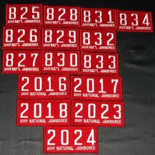 BSA MERGED UTAH NATIONAL PARKS OA 508 520 535 2001 JAMBOREE COMPLETE TROOP # SET