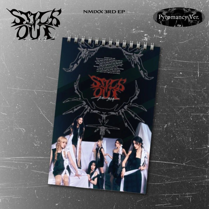 NMIXX 3rd EP Album [Fe3O4: STICK OUT] Pyromancy Ver. CD+Book+P.Card ...